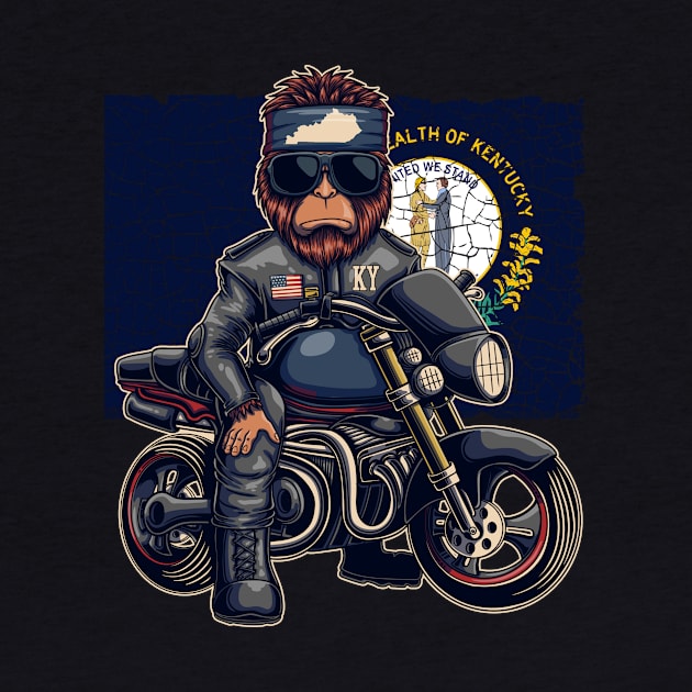 Kentucky Motorcycle Bigfoot by KentuckyYall